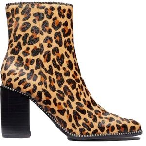 Stylish Leopard Print Ankle Booties